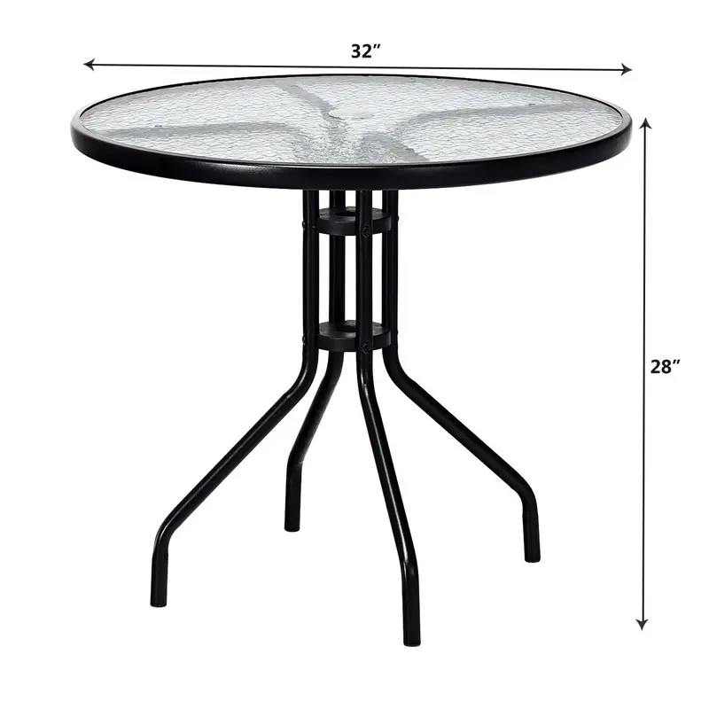 5-Piece Outdoor Bistro Set for Patio or Balcony Seating