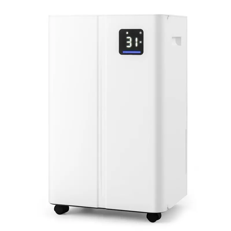 54-Pint Quiet Basement Dehumidifier – 4-Liter Tank, Three Operating Modes & Programmable Timer