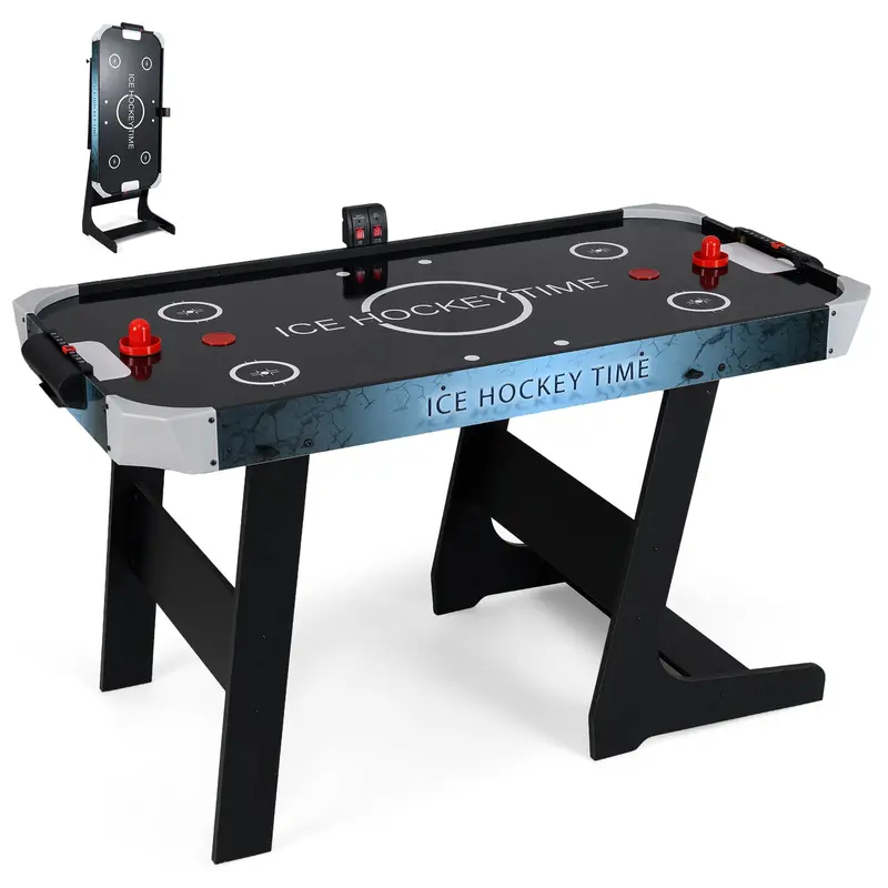 56-Inch Air Hockey Table – Arcade-Style Game with Digital LED Scoreboard