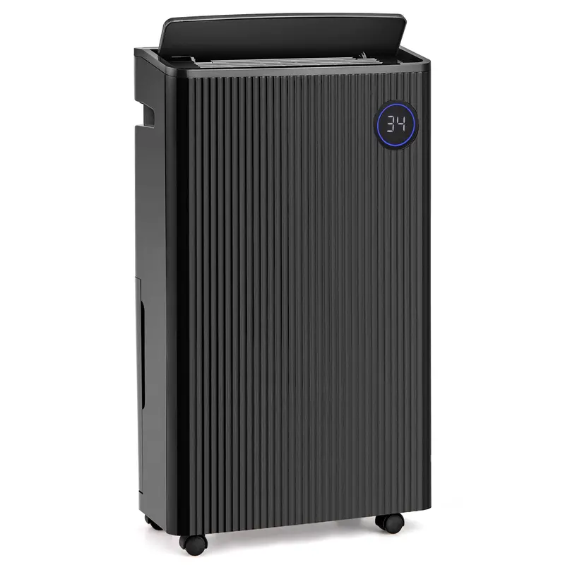 57-Pint Quiet Basement Dehumidifier – Covers 4,500 Sq. Ft with Integrated Drain Hose
