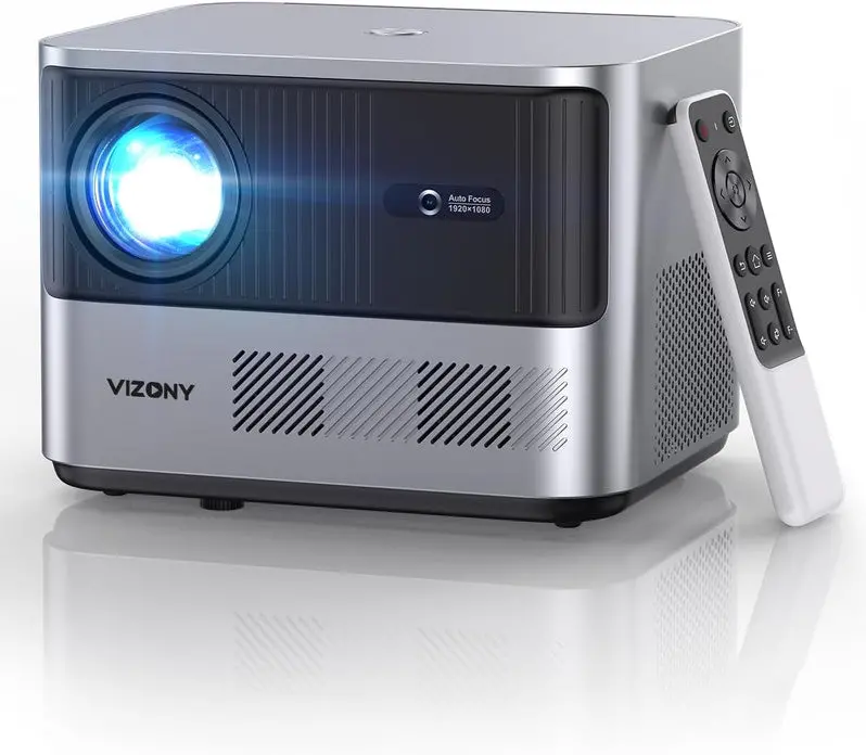 5G WiFi Bluetooth Projector – 800 ANSI Lumens Portable Home Theater Display