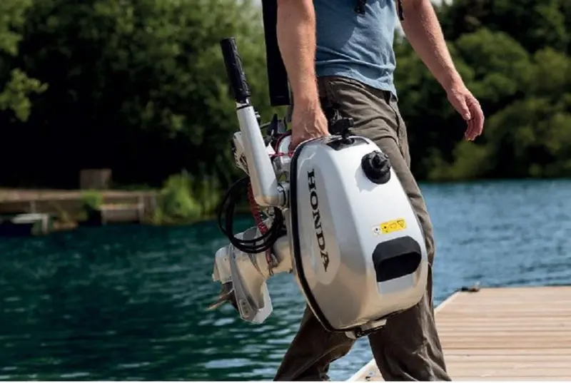 5HP Outboard Motor with Tiller Control – 20-Inch Shaft, Compact Marine Propulsion
