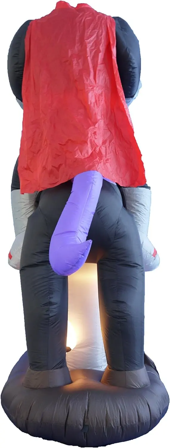 6.5-Foot Inflatable Headless Horseman – Animated Halloween Yard Figure