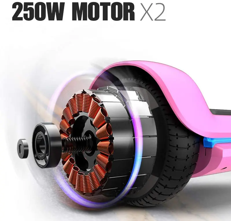 6.5-Inch Smart Self-Balancing Scooter with Bluetooth Speaker and UL 2272 Certification