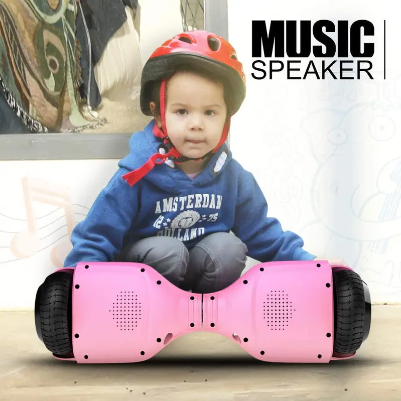 6.5-Inch Smart Self-Balancing Scooter with Bluetooth Speaker and UL 2272 Certification