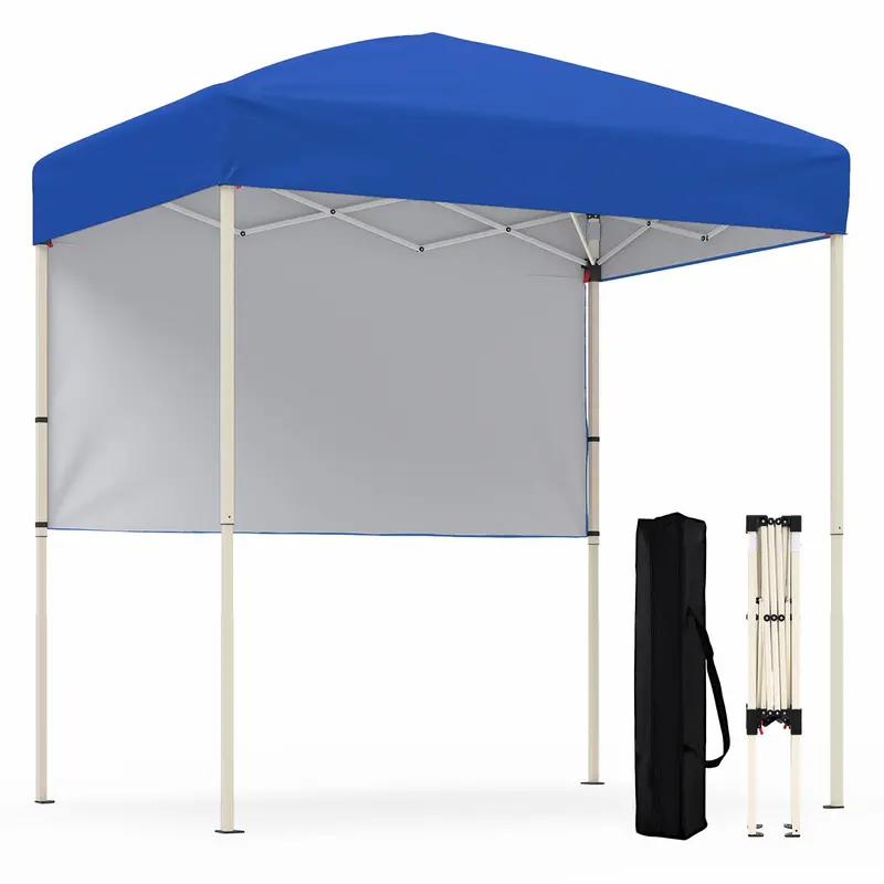 6 x 4-Foot Pop-Up Canopy – UPF 50+ Sun-Shade Tent with Quick-Setup Design & Half Sidewall