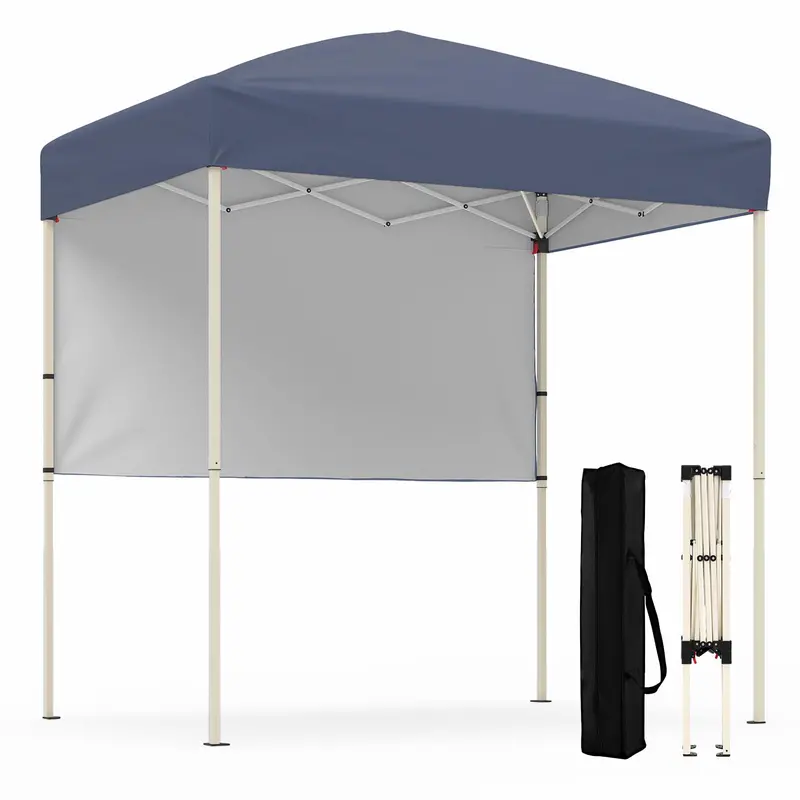 6 x 4-Foot Pop-Up Canopy – UPF 50+ Sun-Shade Tent with Quick-Setup Design & Half Sidewall