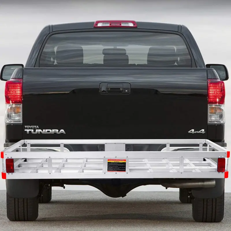 60" x 22" Aluminum Hitch-Mount Cargo Carrier – Fits Standard 2-Inch Trailer Receivers
