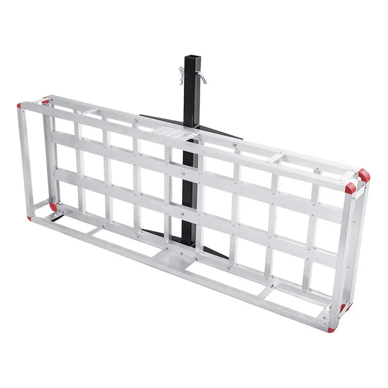 60" x 22" Aluminum Hitch-Mount Cargo Carrier – Fits Standard 2-Inch Trailer Receivers
