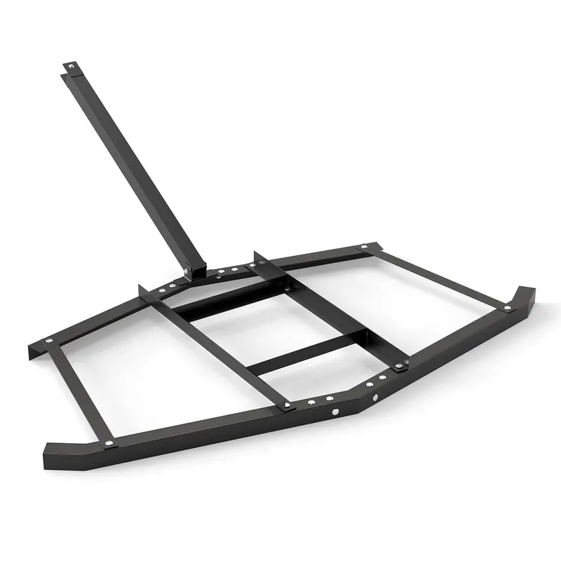 66-Inch Driveway Drag Rake – Tow-Behind Landscape Leveler with Reinforced Steel Bars