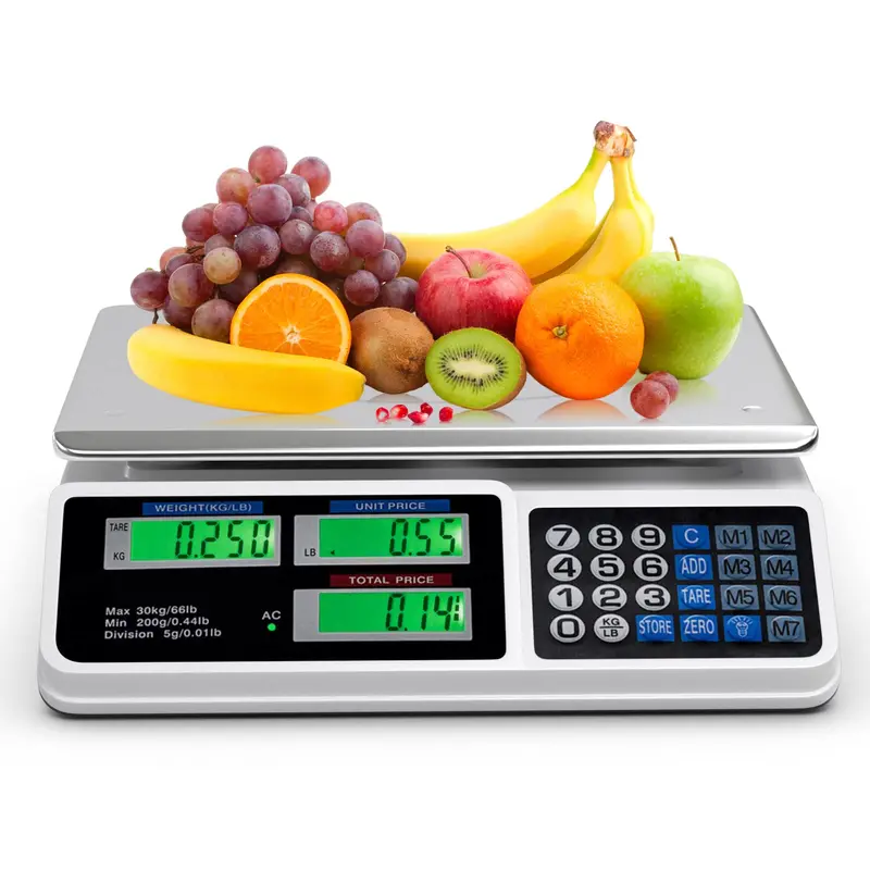 66-Pound Commercial Deli Scale with Price Computing, Counting, and Weighing Functions 2