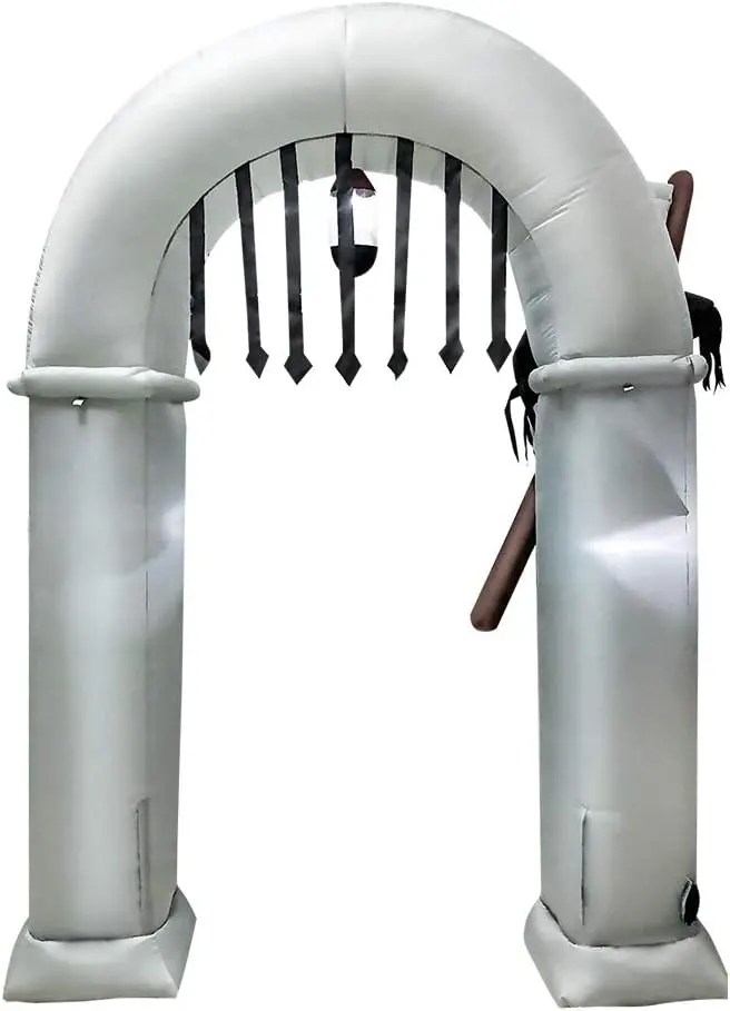 7.8-Foot Inflatable Grim Reaper Arch – Animated Halloween Entrance Decoration
