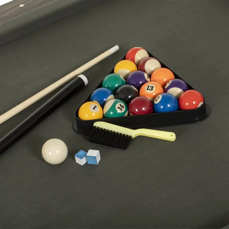 7-Foot 3-in-1 Convertible Table – Billiards, Ping Pong, and Dining Surface