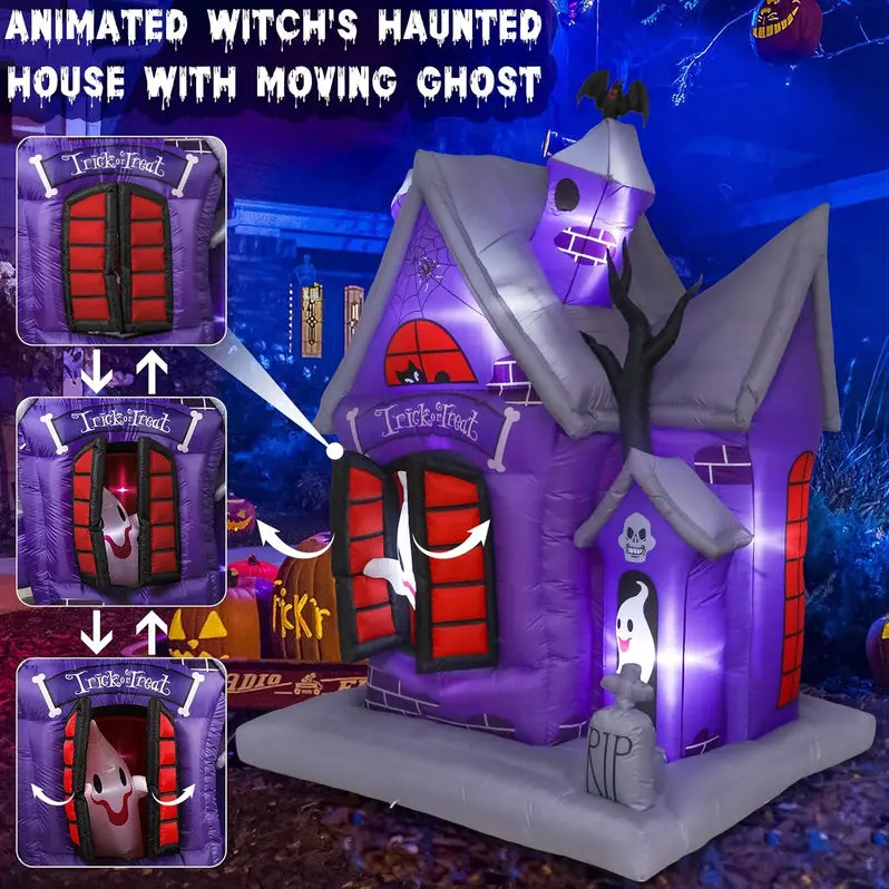 7-Foot Inflatable Halloween Yard Decoration – Animated Outdoor Figure
