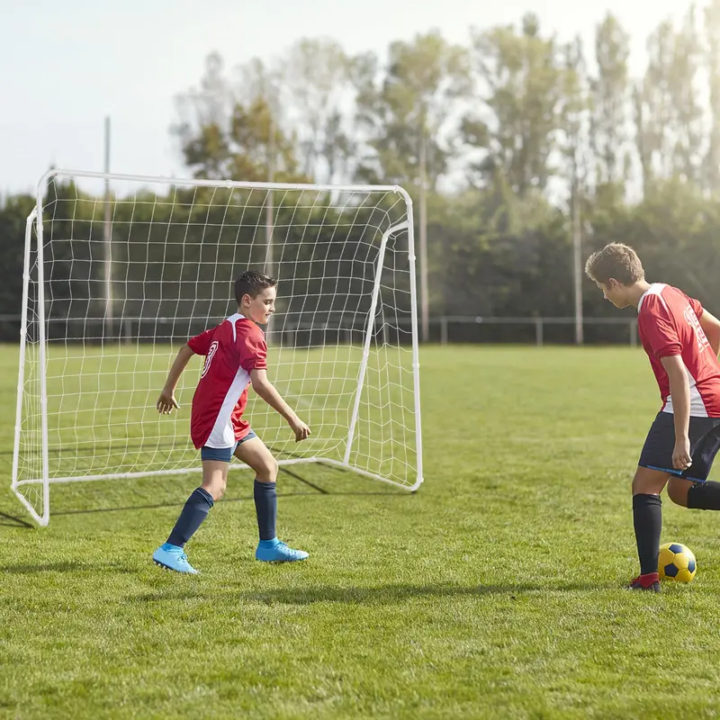 7 ft x 5 ft Backyard Soccer Goal with Durable Steel Frame & Weather-Resistant Net 2