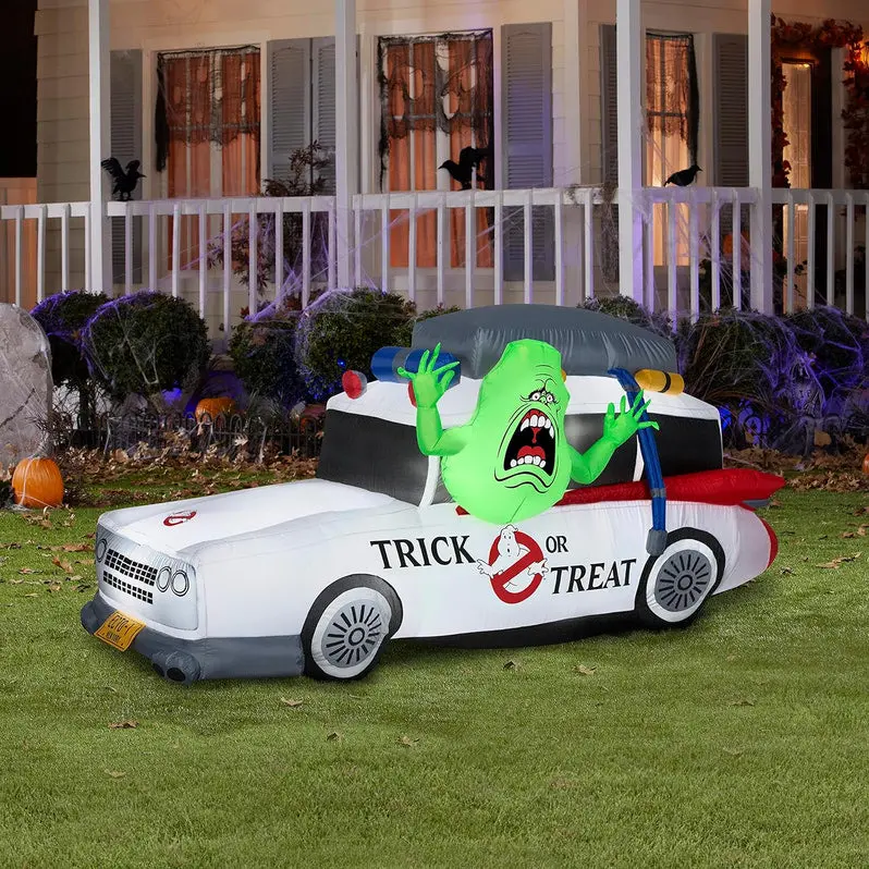 7-Inch Ghostbusters Yard Decoration – Animated Light-Up Lawn Figure
