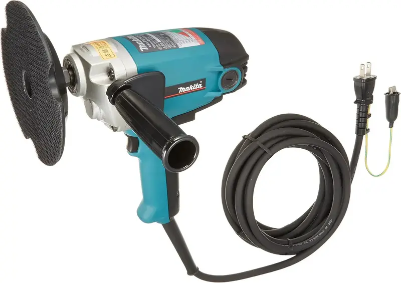 7-Inch Vertical Polisher – Corded Angle Grinder Alternative for Detailing and Surface Finishing (Blue)