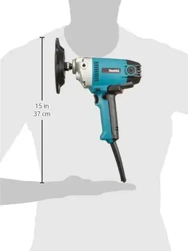 7-Inch Vertical Polisher – Corded Angle Grinder Alternative for Detailing and Surface Finishing (Blue)