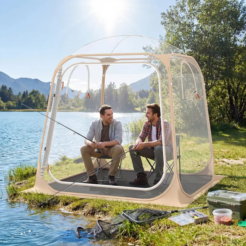 7' x 7' All-Weather Portable Pod Tent for 2–4 Campers