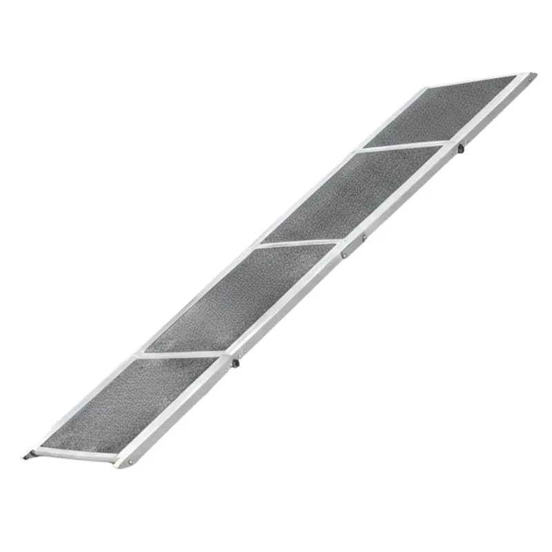 71-Inch Aluminum Dog Car Ramp – Anti-Slip Surface & Folding Design