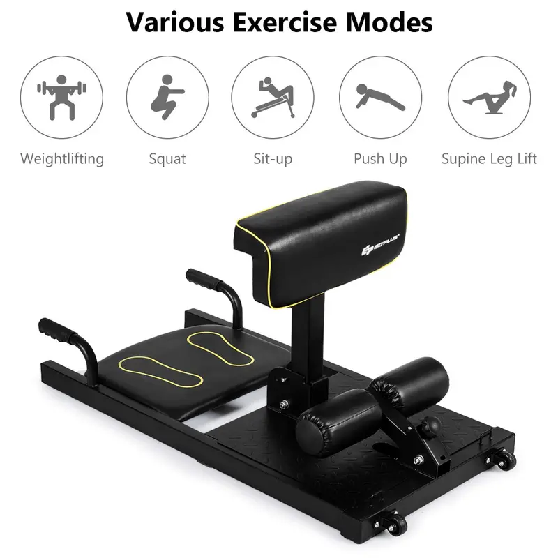 8-in-1 Deep Squat Machine – Functional Sissy Squat & Core Training Equipment