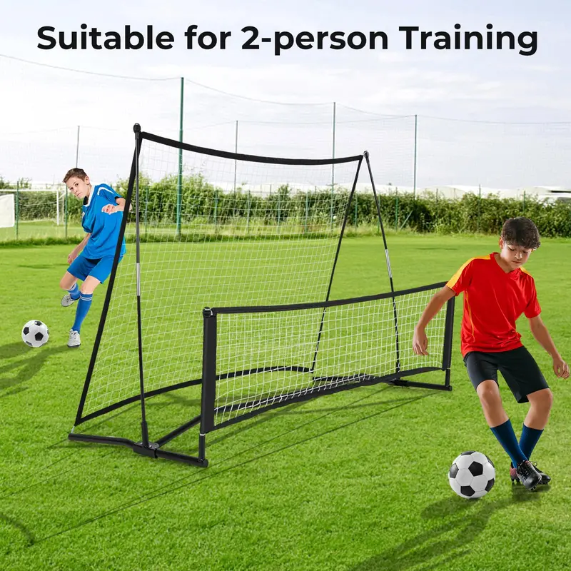 80" x 40" Dual-Function Soccer Rebounder Net with Portable Carry Bag for Skill Development 2