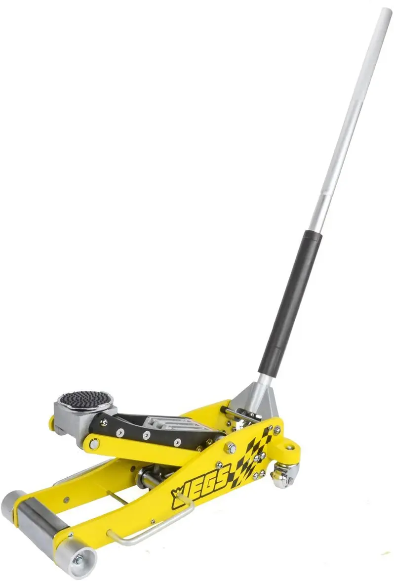 80077 Professional Low-Profile Floor Jack – 3-Ton Aluminum Construction, Compact Design
