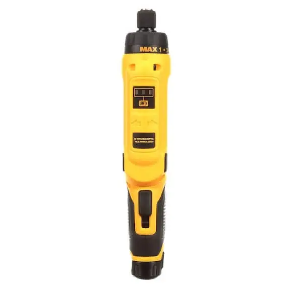 8V MAX Cordless Gyroscopic Screwdriver – Ergonomic Handle, Dual 1.0Ah Batteries, Charger & Carry Bag