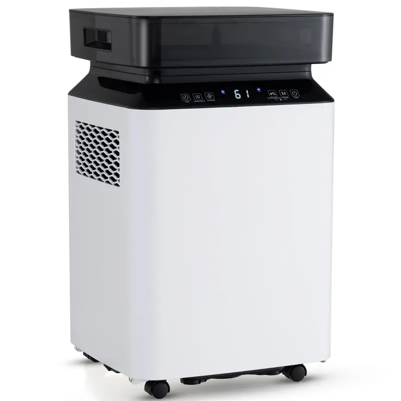 90-Pint Energy-Efficient Dehumidifier – Basement & Home Model with Continuous Drain & Auto Mode (Up to 6,000 Sq. Ft)