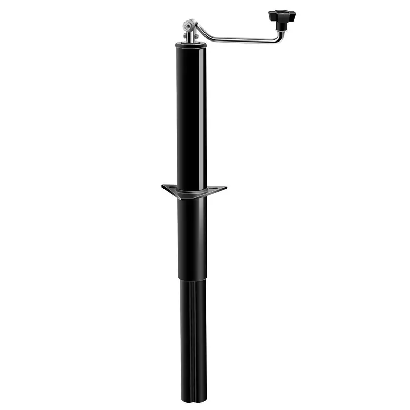 A-Frame RV Tongue Jack – 5,000-Lb Capacity Drop-Top Wind-Up Trailer Lift (Black) 2