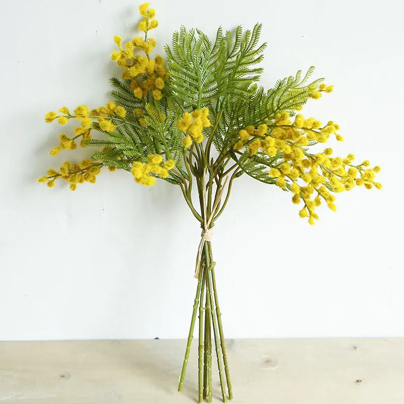 Acacia Silk Stem – Delicate Branch for Minimalist Vases & Modern Table Settings