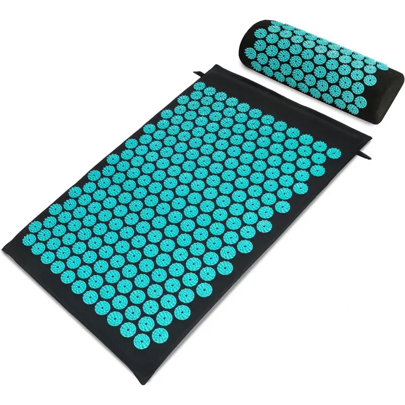 Acupressure Mat & Pillow Kit – Full-Body Relief Set for Back, Neck & Stress Relief