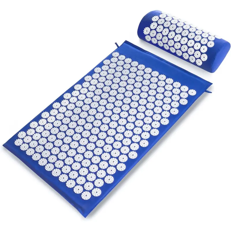 Acupressure Mat & Pillow Kit – Full-Body Relief Set for Back, Neck & Stress Relief
