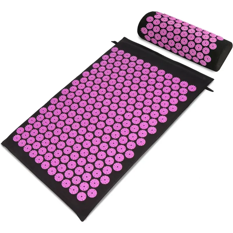 Acupressure Mat & Pillow Kit – Full-Body Relief Set for Back, Neck & Stress Relief