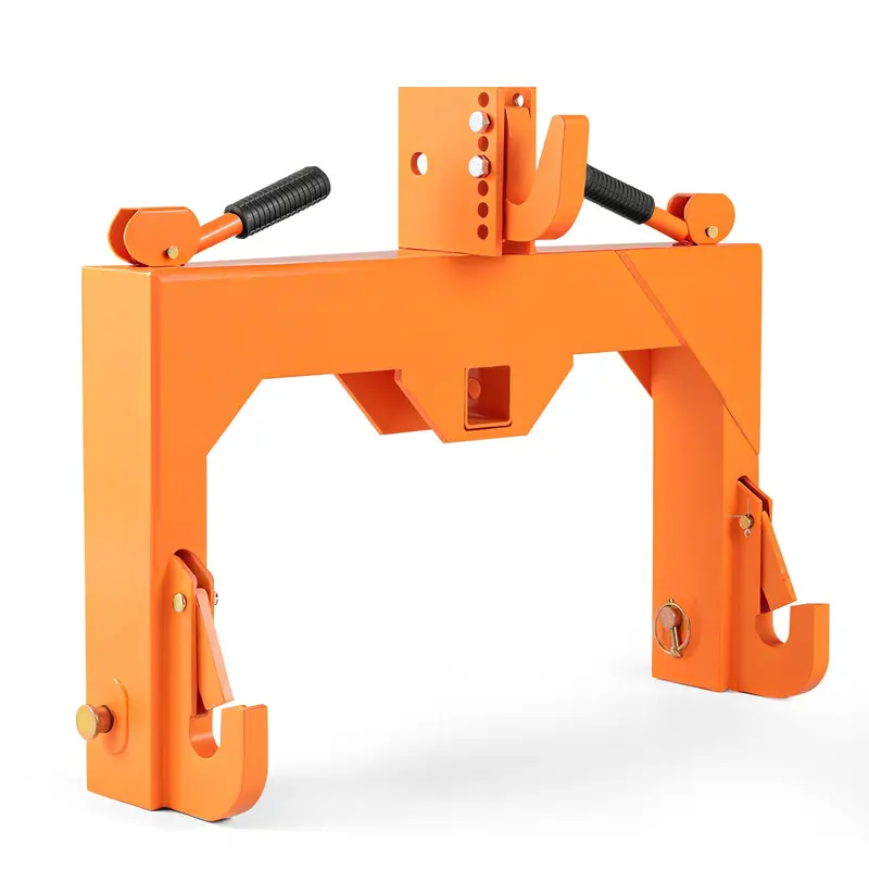 Adjustable 3-Point Quick Hitch – 3000 lb Towing Capacity with 5-Position Height Settings