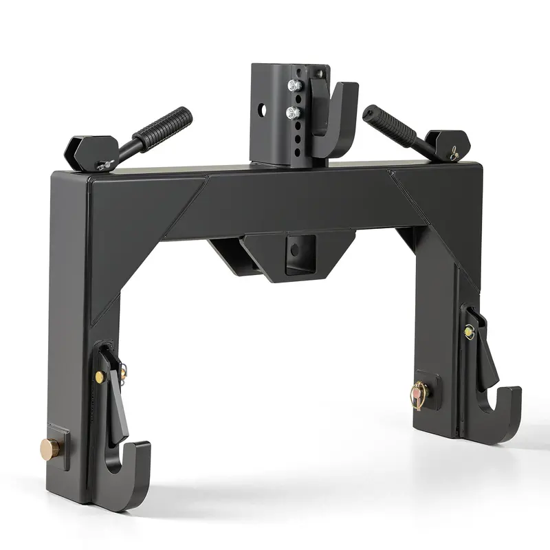 Adjustable 3-Point Quick Hitch – 3000 lb Towing Capacity with 5-Position Height Settings