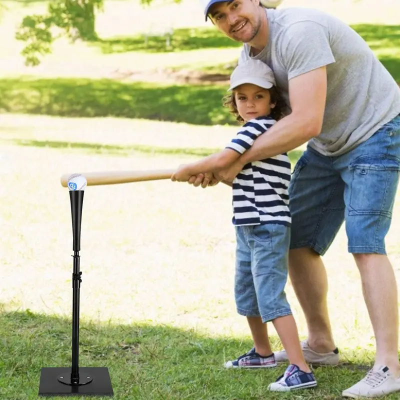 Adjustable Baseball Batting Tee – Heavy-Duty Softball Hitting Trainer for Practice 2