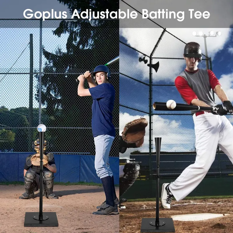 Adjustable Baseball Batting Tee – Heavy-Duty Softball Hitting Trainer for Practice
