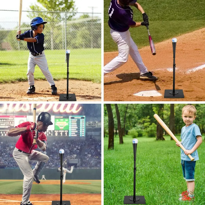 Adjustable Baseball Batting Tee – Heavy-Duty Softball Hitting Trainer for Practice