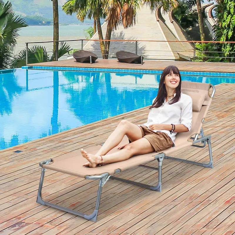 Adjustable Chaise Lounge Recliner for Indoor and Outdoor Relaxation