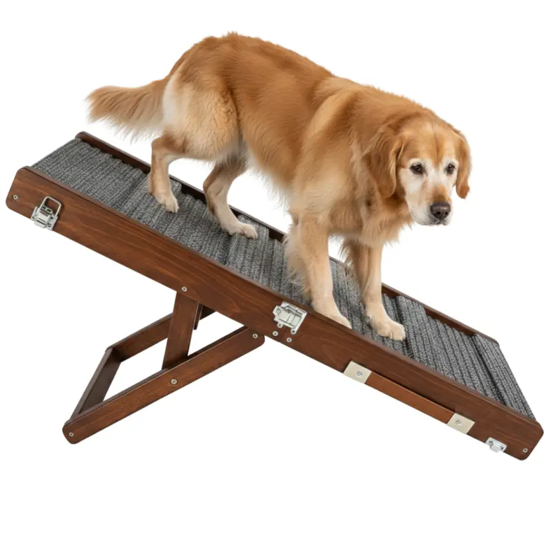 Adjustable Foldable Dog Ramp for Couch Access – Lightweight & Portable