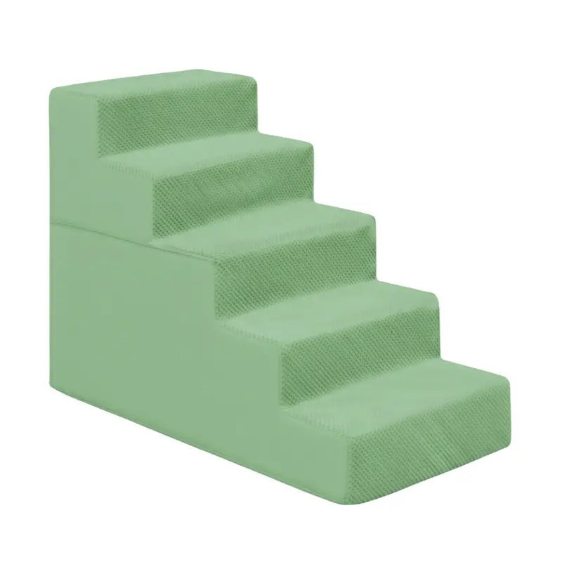 Adjustable Indoor Dog Stairs (3–5 Steps) for Furniture Access