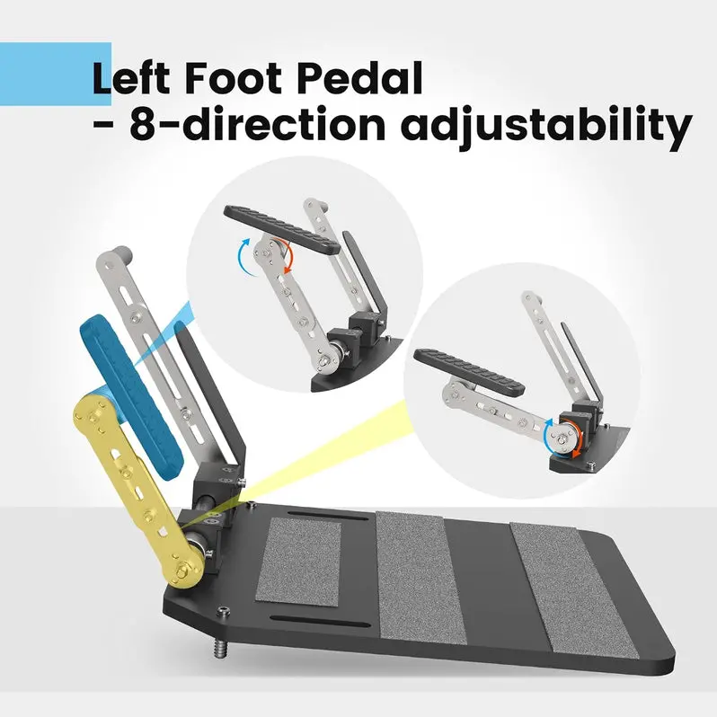 Adjustable Left-Foot Gas Pedal Assist for Drivers – Universal Driving Aid