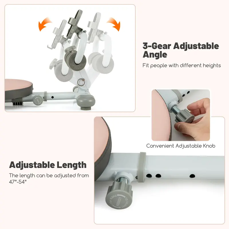 Adjustable Sit-Up Bench for Home Workouts – Three-Angle Backrest & Extendable Frame