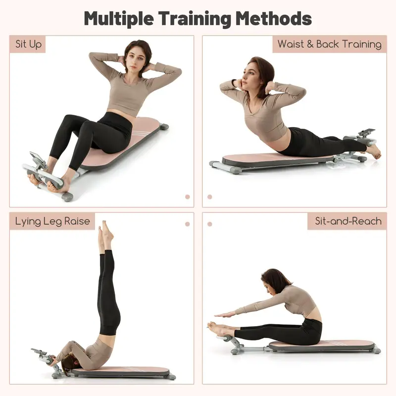Adjustable Sit-Up Bench for Home Workouts – Three-Angle Backrest & Extendable Frame