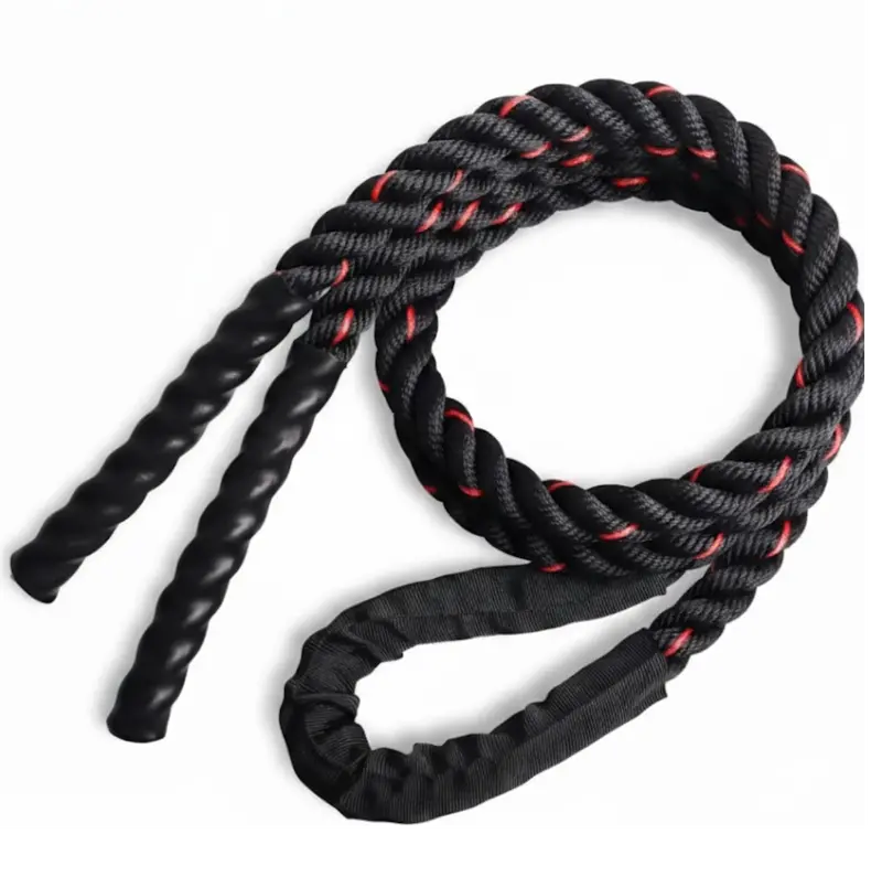 Adjustable Weighted Jump Rope – Heavy-Duty Fitness Rope (2.8–5 lbs) for Cardio Training