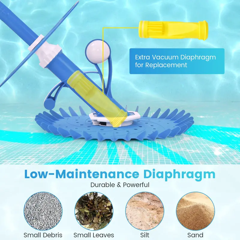 Advanced Automatic Pool Cleaner – Smart Navigation & Efficient Debris Removal