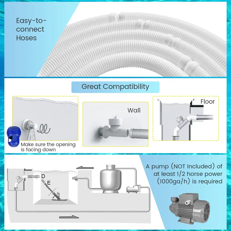 Advanced Automatic Pool Cleaner – Smart Navigation & Efficient Debris Removal