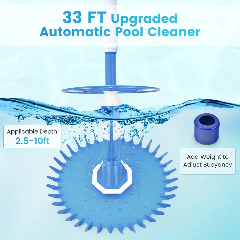 Advanced Automatic Pool Cleaner – Smart Navigation & Efficient Debris Removal