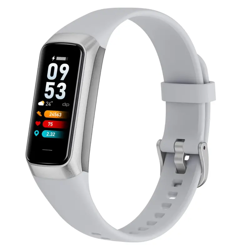 Advanced Fitness Tracker Watch Featuring Heart Rate, Blood Oxygen, and Sleep Pattern Analysis
